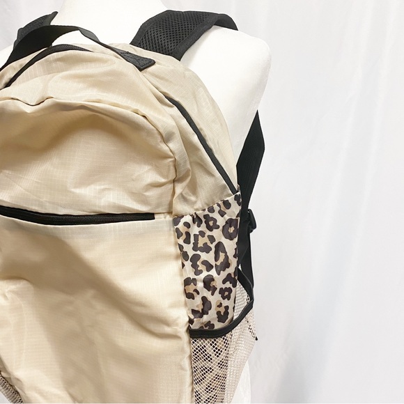 APL All Purpose Packable Beige & Animal Print Backpack - Picture 6 of 13